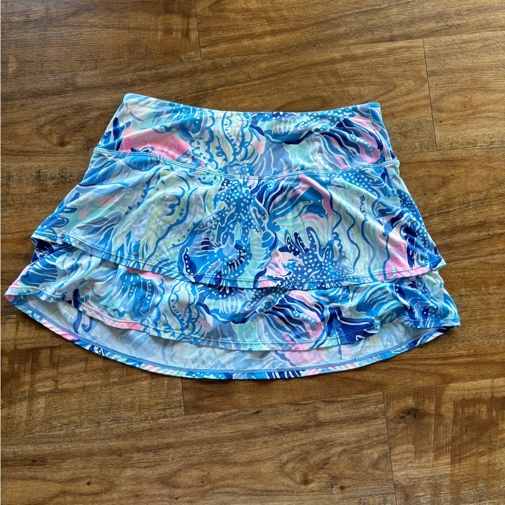 LILLY PULITZER ADLAI Luxletic Skort "SHADE SEEKERS" Small